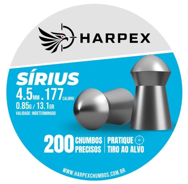 4,5mm | Chumbinho Harpex Sirius (.177) – Domo – Impacto – 200 Unidades - Imagem 2