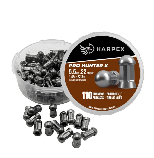 5,5mm | Chumbinho Harpex Pro Hunter X (.22) – Domo – Impacto – 110 Unidades - Imagem 5