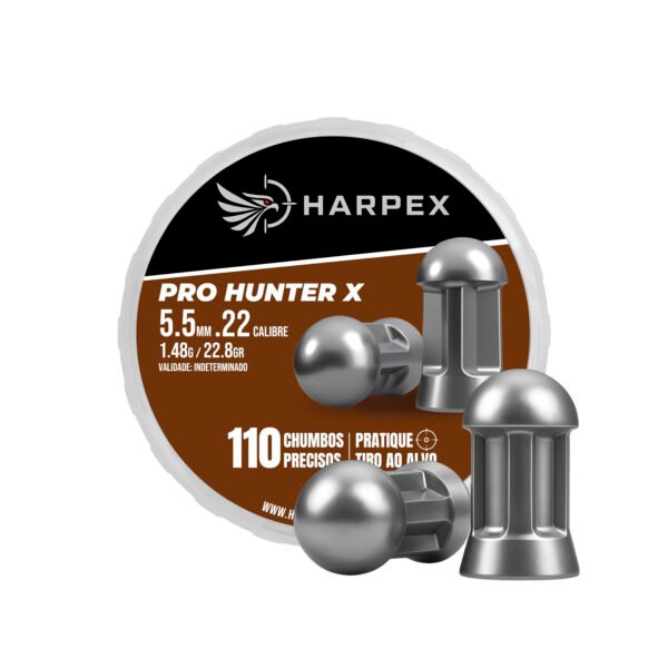 5,5mm | Chumbinho Harpex Pro Hunter X (.22) – Domo – Impacto – 110 Unidades - Imagem 4