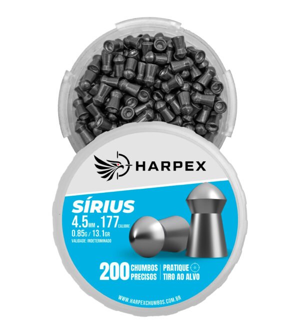 4,5mm | Chumbinho Harpex Sirius (.177) – Domo – Impacto – 200 Unidades - Imagem 5