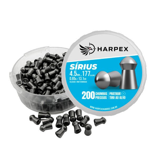 4,5mm | Chumbinho Harpex Sirius (.177) – Domo – Impacto – 200 Unidades - Imagem 6