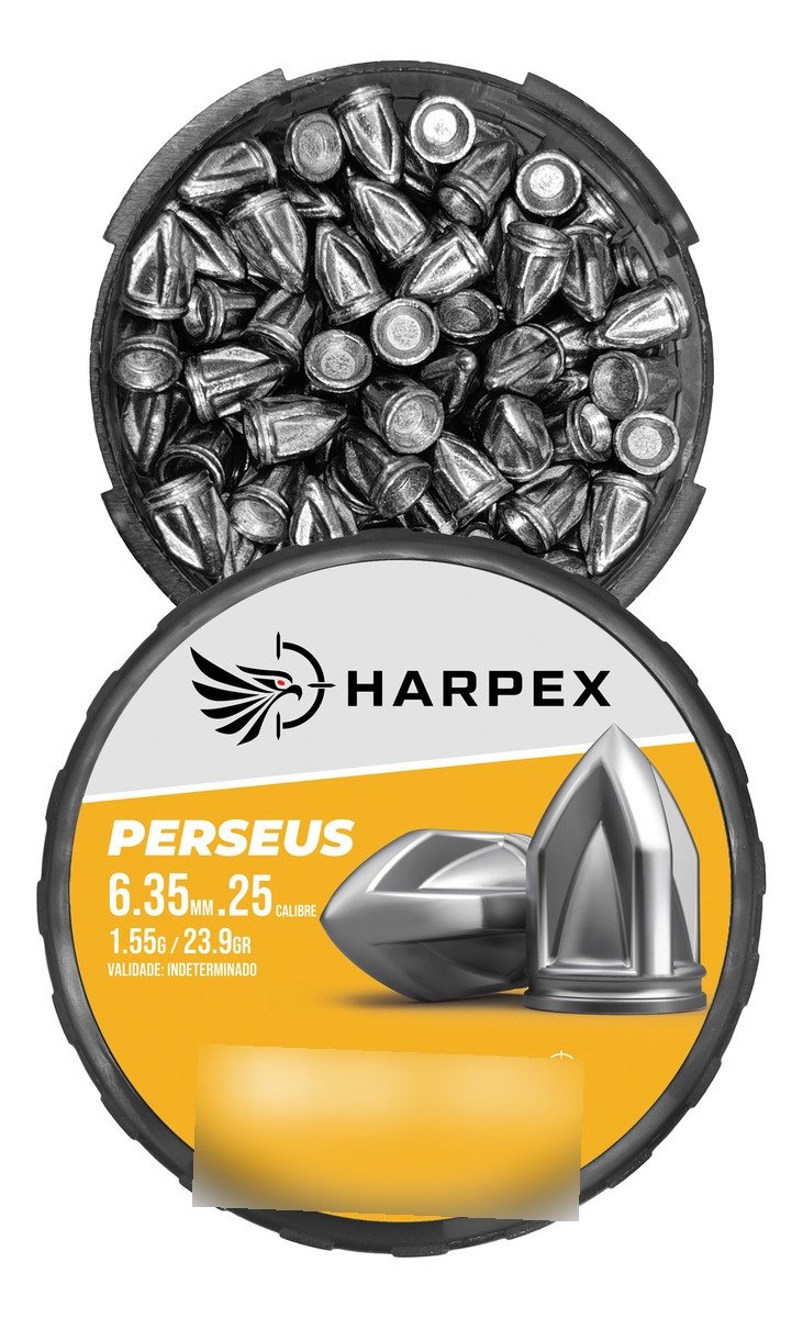 6,35mm | Perseus – Harpex 6,35mm (.25) – 110 ou 180 Unidades - Imagem 3